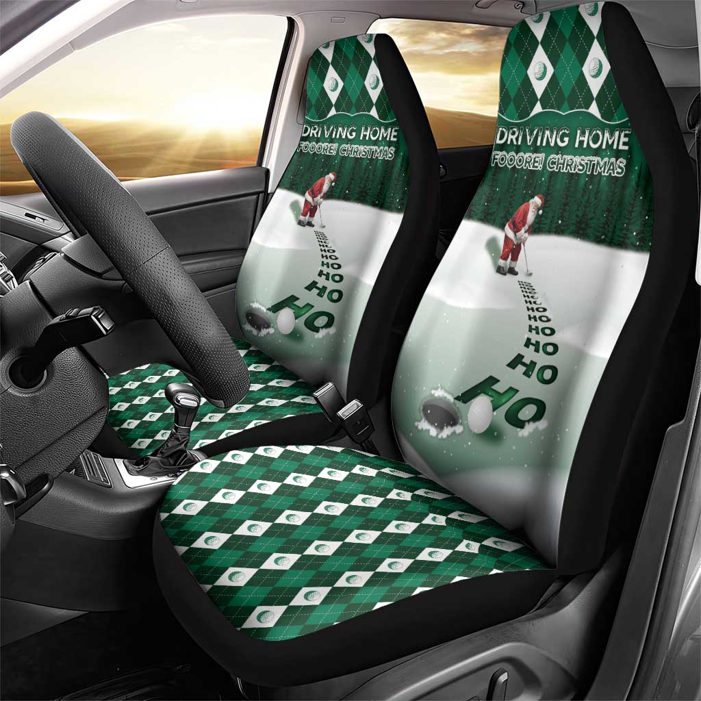 Golf Christmas Car Seat Cover Driving Home Fooore Xmas - Wonder Print Shop
