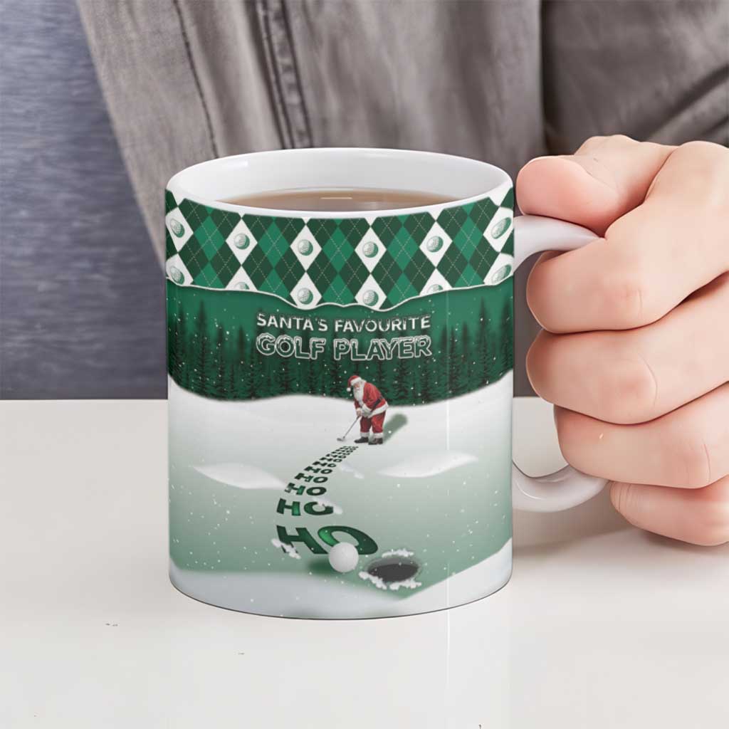 Golf Christmas Ceramic Mug Driving Home Fooore Xmas - Wonder Print Shop