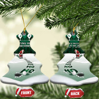 Golf Christmas Ceramic Ornament Driving Home Fooore Xmas - Wonder Print Shop