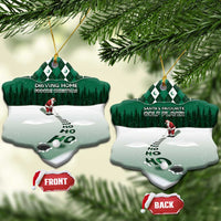 Golf Christmas Ceramic Ornament Driving Home Fooore Xmas - Wonder Print Shop