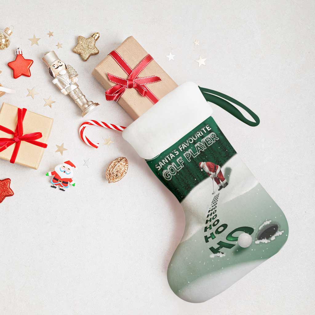 Golf Christmas Stocking Driving Home Fooore Xmas - Wonder Print Shop