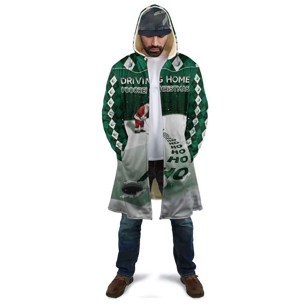 Golf Christmas Cloak Driving Home Fooore Xmas - Wonder Print Shop