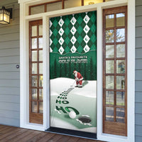 Golf Christmas Door Cover Driving Home Fooore Xmas - Wonder Print Shop