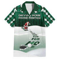 Golf Christmas Family Matching Summer Maxi Dress and Hawaiian Shirt Driving Home Fooore Xmas - Wonder Print Shop