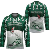 Golf Christmas Hockey Jersey Driving Home Fooore Xmas - Wonder Print Shop
