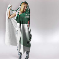 Golf Christmas Hooded Blanket Driving Home Fooore Xmas - Wonder Print Shop