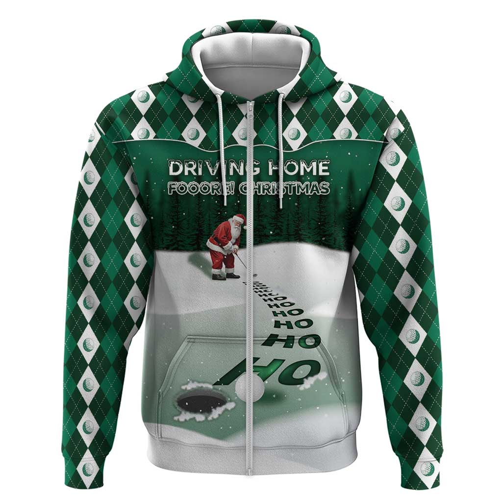 Golf Christmas Hoodie Driving Home Fooore Xmas - Wonder Print Shop