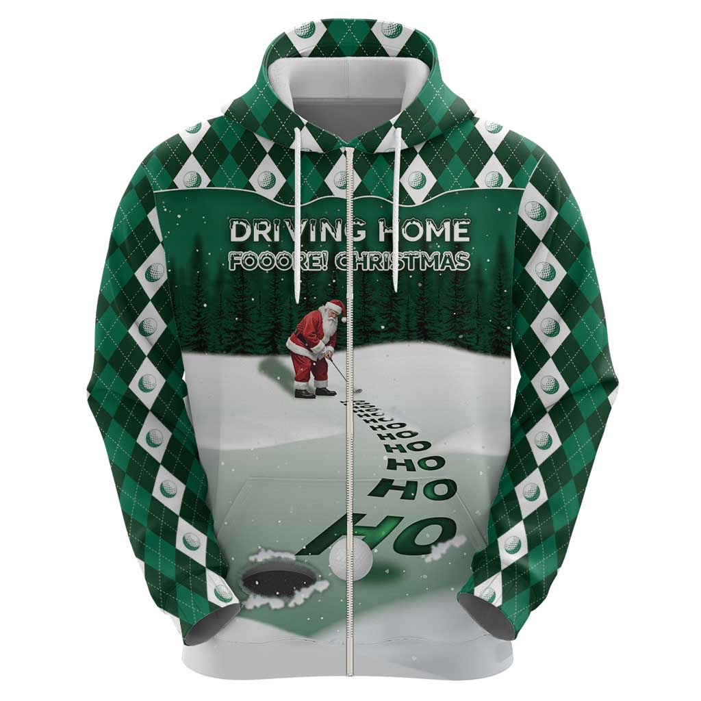 Golf Christmas Hoodie Driving Home Fooore Xmas - Wonder Print Shop
