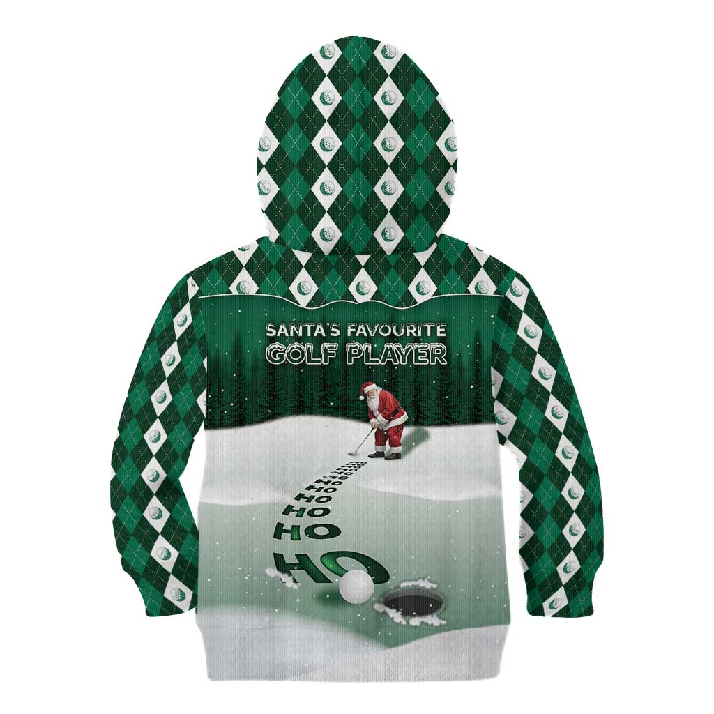 Golf Christmas Kid Hoodie Driving Home Fooore Xmas - Wonder Print Shop