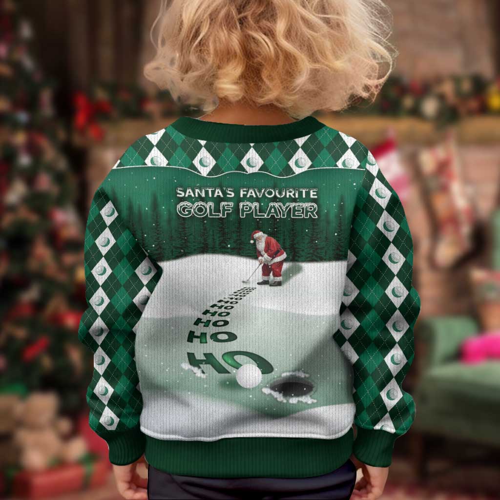 Golf Christmas Kid Ugly Christmas Sweater Driving Home Fooore Xmas - Wonder Print Shop