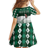 Golf Christmas Kid Short Sleeve Dress Driving Home Fooore Xmas - Wonder Print Shop