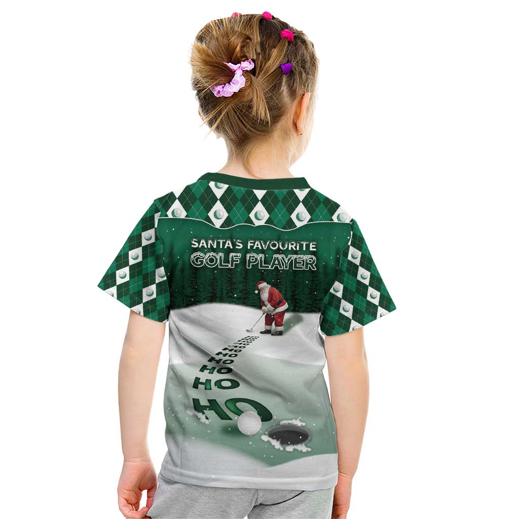Golf Christmas Kid T Shirt Driving Home Fooore Xmas - Wonder Print Shop
