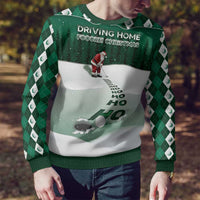 Golf Christmas Ugly Christmas Sweater Driving Home Fooore Xmas - Wonder Print Shop