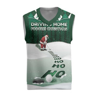 Golf Christmas Knitted V-Neck Vest Driving Home Fooore Xmas - Wonder Print Shop