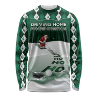 Golf Christmas Long Sleeve Shirt Driving Home Fooore Xmas - Wonder Print Shop