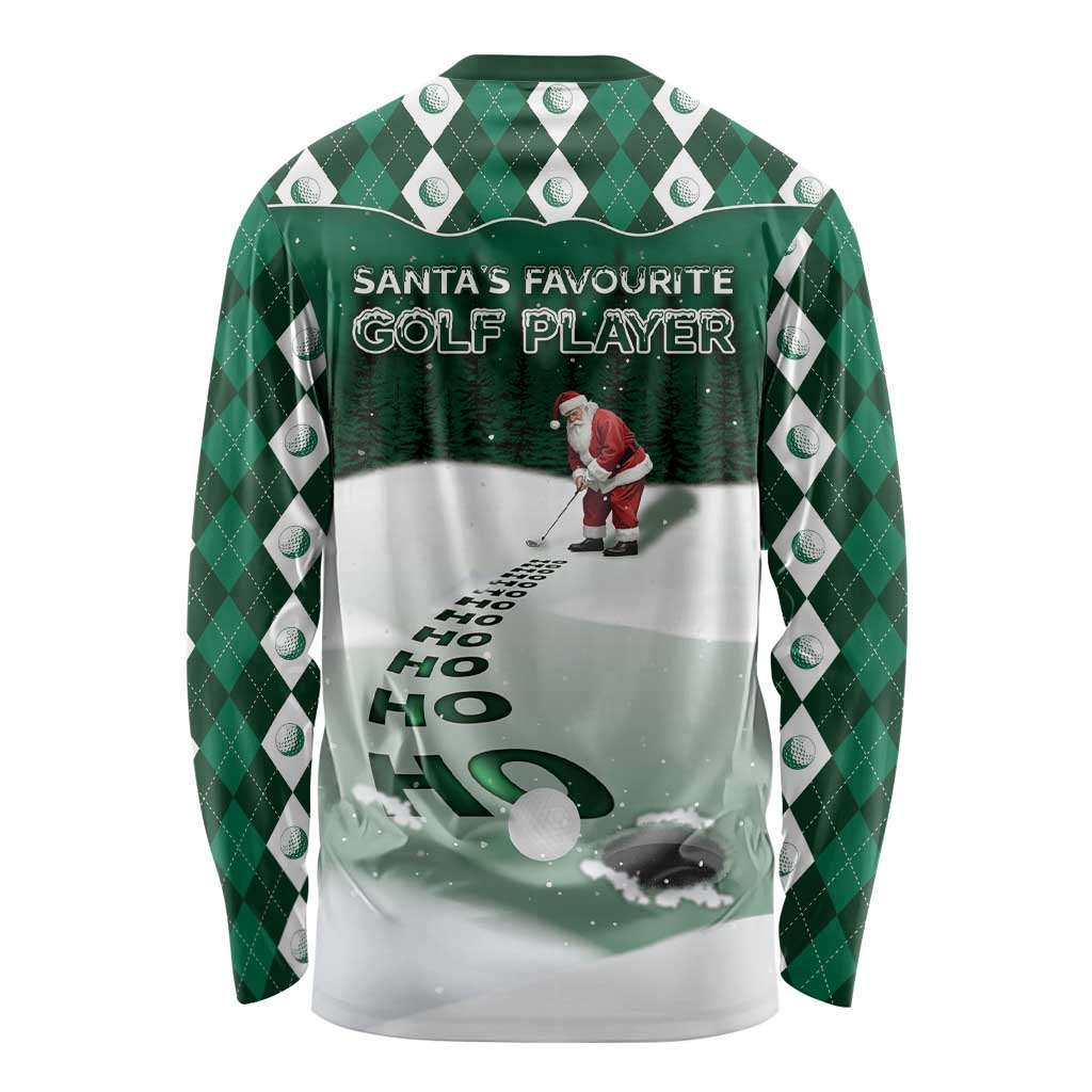 Golf Christmas Long Sleeve Shirt Driving Home Fooore Xmas - Wonder Print Shop