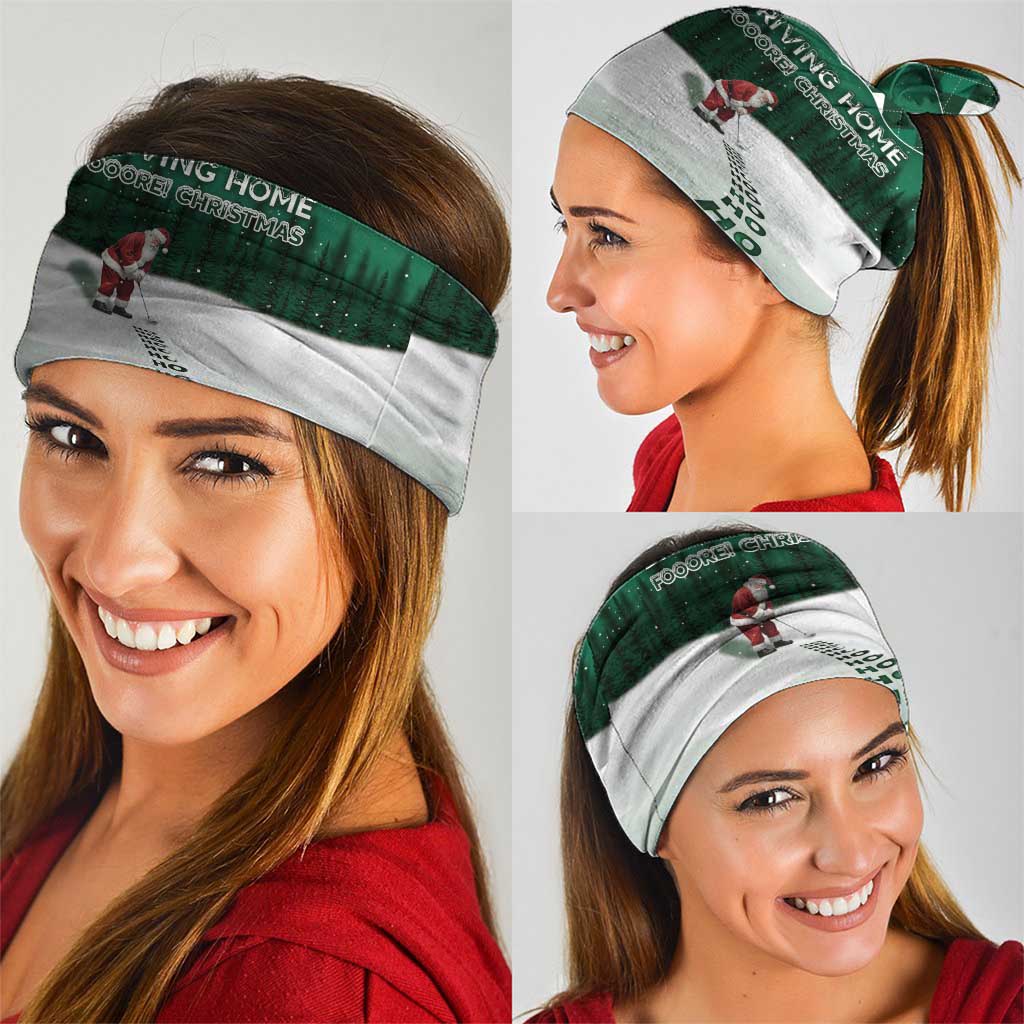 Golf Christmas Neck Gaiter Driving Home Fooore Xmas - Wonder Print Shop