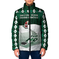 Golf Christmas Padded Jacket Driving Home Fooore Xmas - Wonder Print Shop