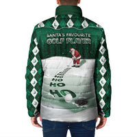 Golf Christmas Padded Jacket Driving Home Fooore Xmas - Wonder Print Shop