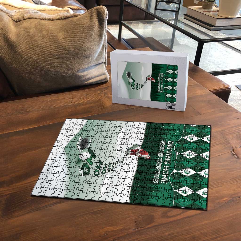 Golf Christmas Puzzle Driving Home Fooore Xmas - Wonder Print Shop