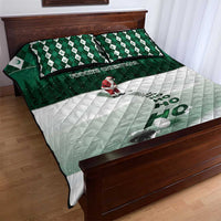 Golf Christmas Quilt Bed Set Driving Home Fooore Xmas - Wonder Print Shop