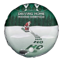 Golf Christmas Spare Tire Cover Driving Home Fooore Xmas - Wonder Print Shop