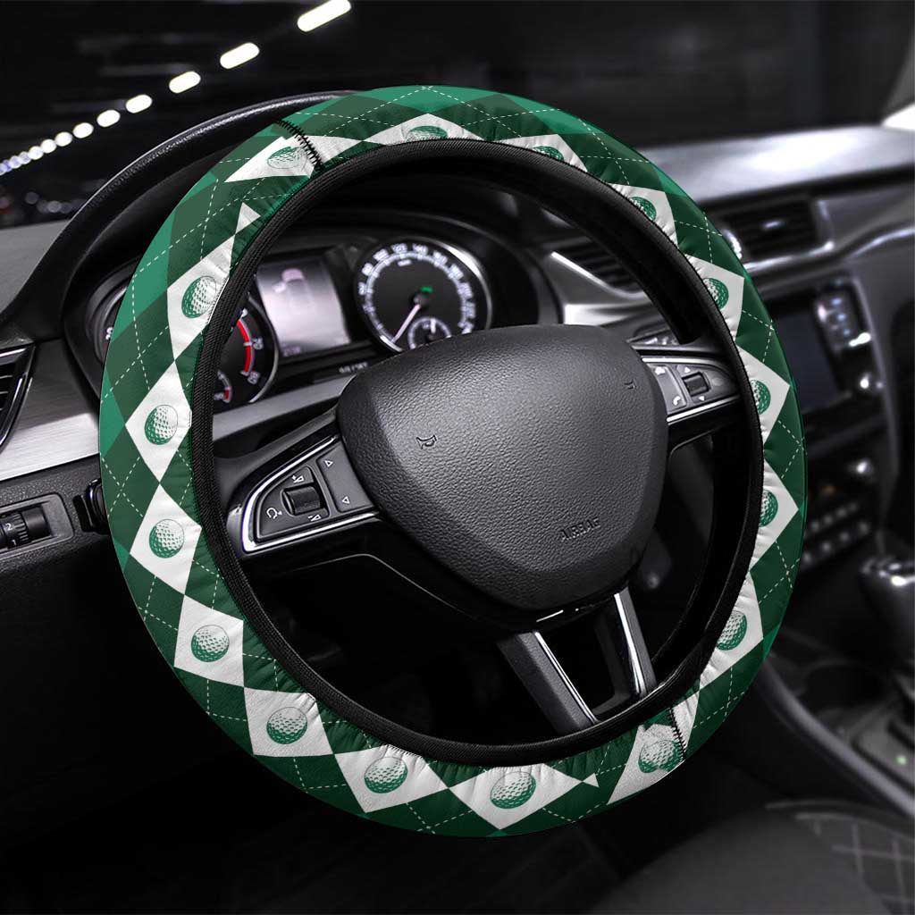 Golf Christmas Steering Wheel Cover Driving Home Fooore Xmas - Wonder Print Shop