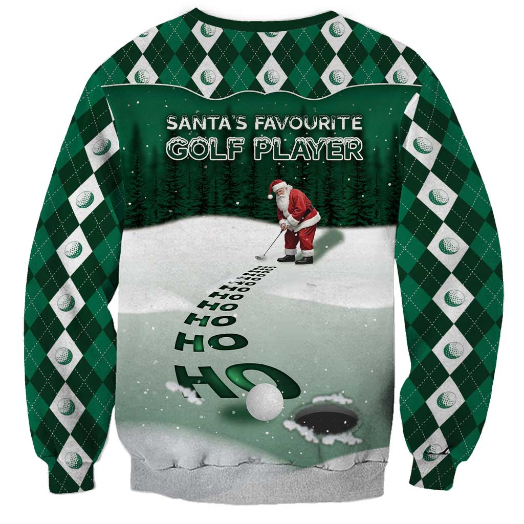 Golf Christmas Sweatshirt Driving Home Fooore Xmas - Wonder Print Shop