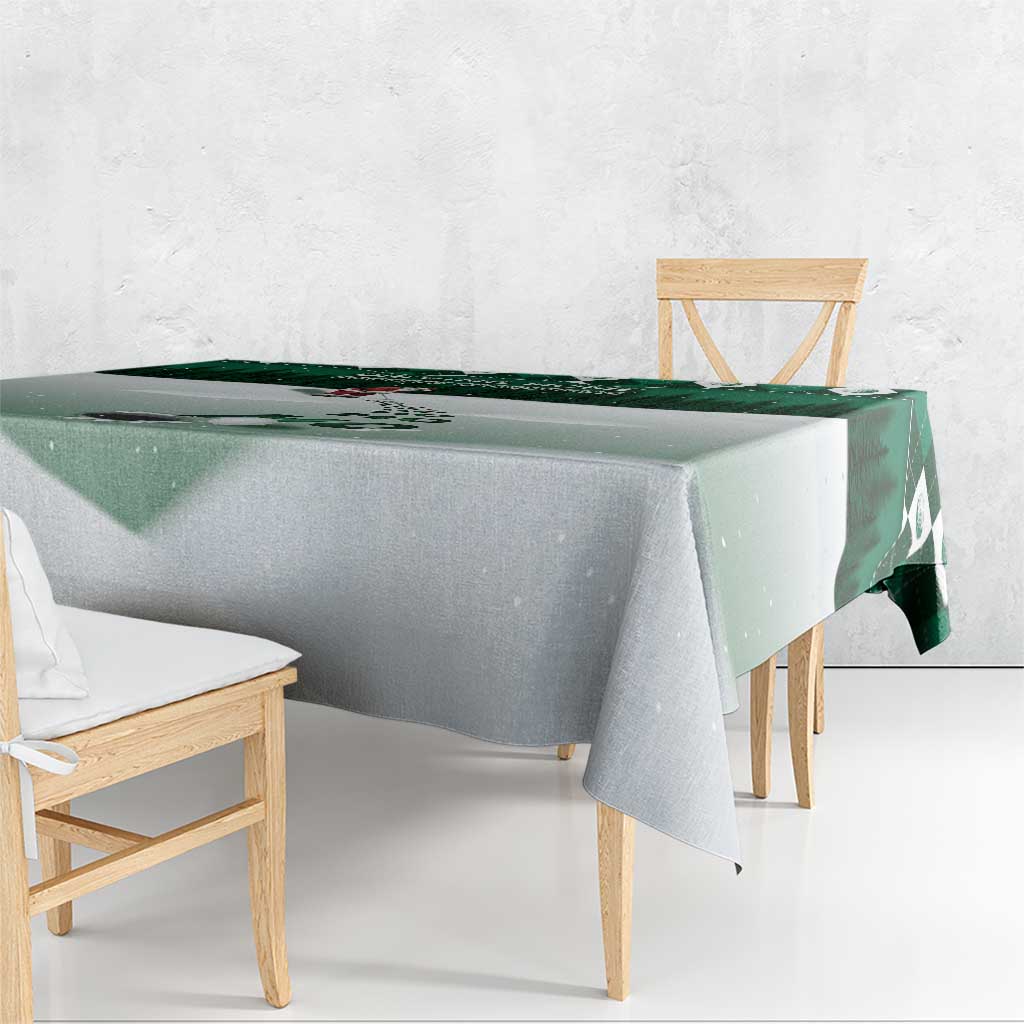 Golf Christmas Tablecloth Driving Home Fooore Xmas - Wonder Print Shop