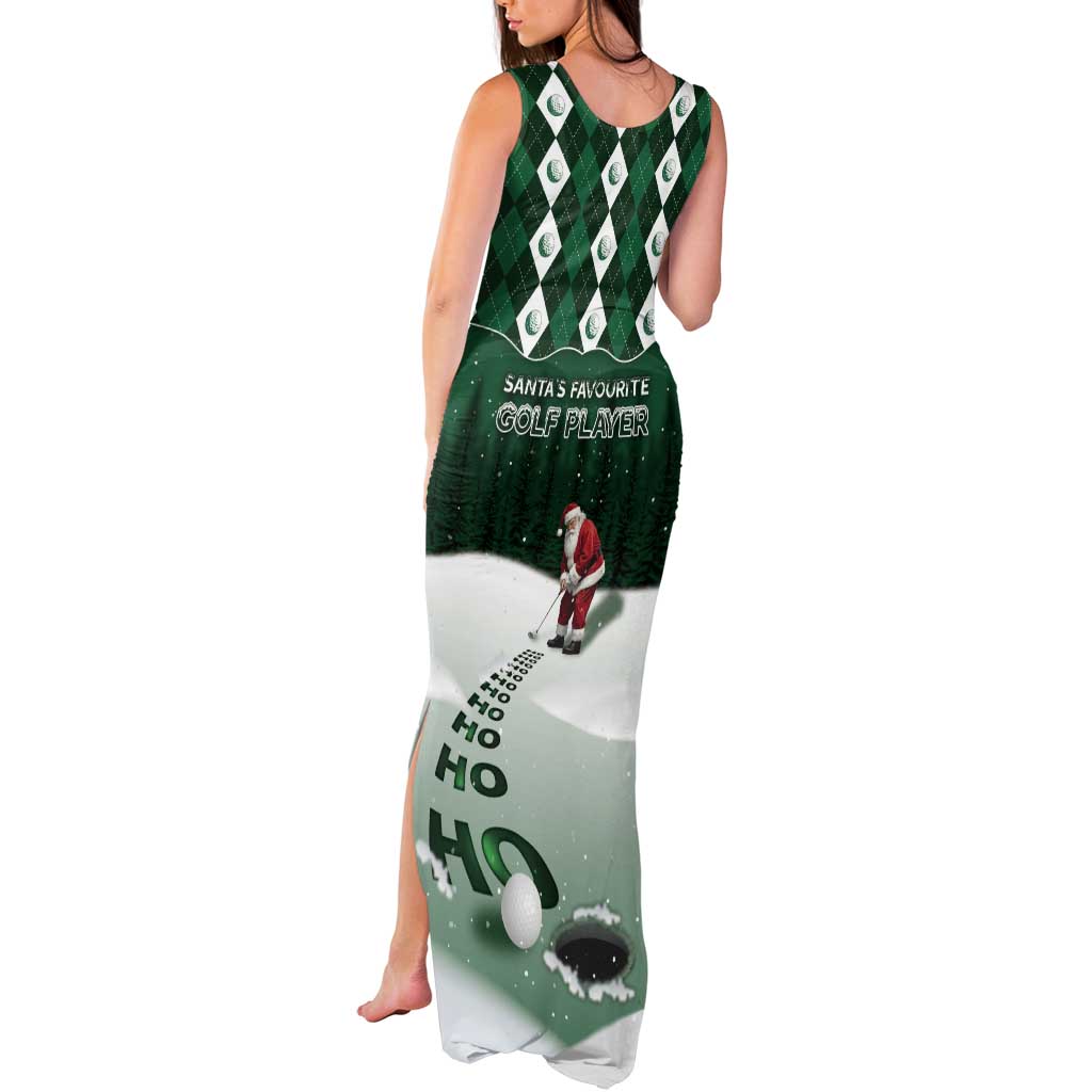 Golf Christmas Tank Maxi Dress Driving Home Fooore Xmas - Wonder Print Shop