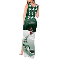 Golf Christmas Tank Maxi Dress Driving Home Fooore Xmas - Wonder Print Shop
