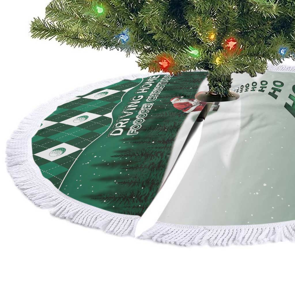 Golf Christmas Tree Skirt Driving Home Fooore Xmas - Wonder Print Shop