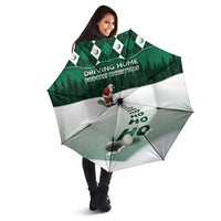 Golf Christmas Umbrella Driving Home Fooore Xmas - Wonder Print Shop