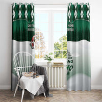 Golf Christmas Window Curtain Driving Home Fooore Xmas - Wonder Print Shop