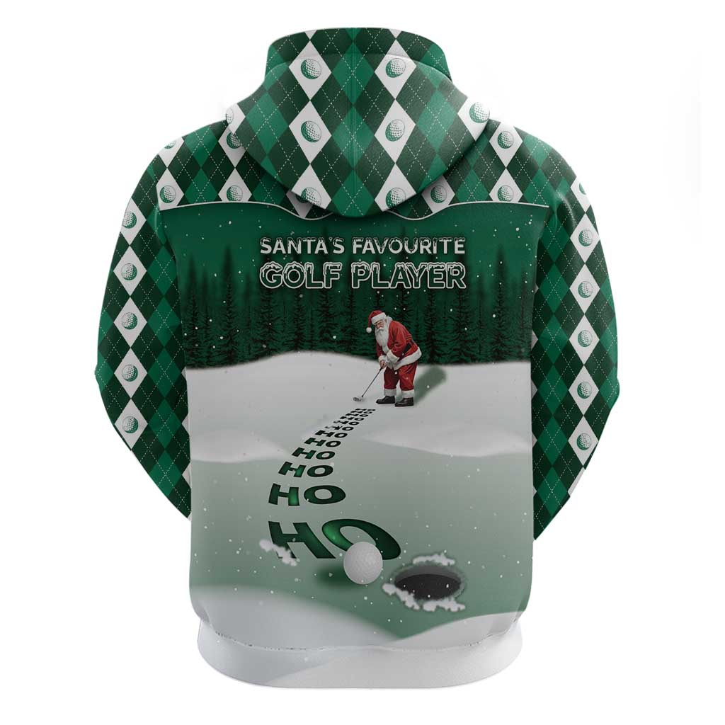 Golf Christmas Zip Hoodie Driving Home Fooore Xmas - Wonder Print Shop