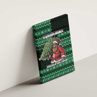 Bigfoot Christmas Canvas Wall Art Squatching Through The Snow - Wonder Print Shop