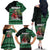 Bigfoot Christmas Family Matching Off The Shoulder Long Sleeve Dress and Hawaiian Shirt Squatching Through The Snow - Wonder Print Shop
