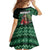 Bigfoot Christmas Family Matching Off Shoulder Short Dress and Hawaiian Shirt Squatching Through The Snow - Wonder Print Shop