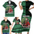 Bigfoot Christmas Family Matching Short Sleeve Bodycon Dress and Hawaiian Shirt Squatching Through The Snow - Wonder Print Shop