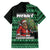 Bigfoot Christmas Family Matching Short Sleeve Bodycon Dress and Hawaiian Shirt Squatching Through The Snow - Wonder Print Shop