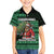 Bigfoot Christmas Family Matching Short Sleeve Bodycon Dress and Hawaiian Shirt Squatching Through The Snow - Wonder Print Shop