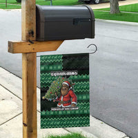 Bigfoot Christmas Garden Flag Squatching Through The Snow - Wonder Print Shop