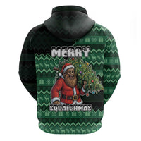 Bigfoot Christmas Hoodie Squatching Through The Snow - Wonder Print Shop