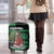 Bigfoot Christmas Luggage Cover Squatching Through The Snow - Wonder Print Shop
