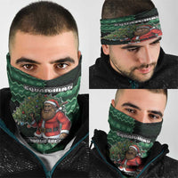 Bigfoot Christmas Neck Gaiter Squatching Through The Snow - Wonder Print Shop