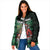 Bigfoot Christmas Padded Jacket Squatching Through The Snow - Wonder Print Shop