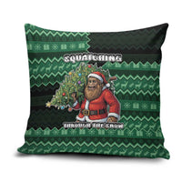 Bigfoot Christmas Pillow Cover Squatching Through The Snow - Wonder Print Shop