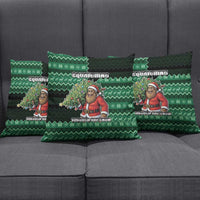 Bigfoot Christmas Pillow Cover Squatching Through The Snow - Wonder Print Shop