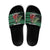 Bigfoot Christmas Slide Sandals Squatching Through The Snow - Wonder Print Shop