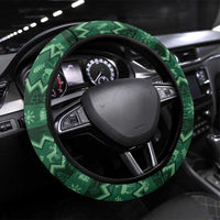 Bigfoot Christmas Steering Wheel Cover Squatching Through The Snow - Wonder Print Shop
